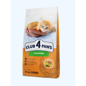 Клуб 4 Лапы Kittens Chicken - сухой корм с курицей для котят (на вес) 100 г