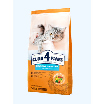 Клуб 4 Лапы Adult Cats Sensitive Digestion - для кошек с чувствительным пищеварением (на вес) 100 г