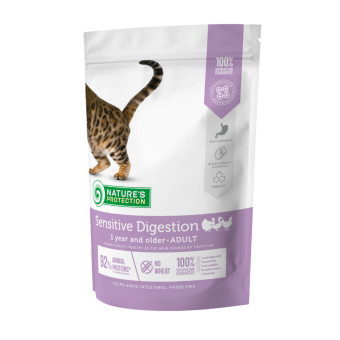 Nature's Protection Sensitive Digestion для кошек с чувствительным пищеварением 400 г