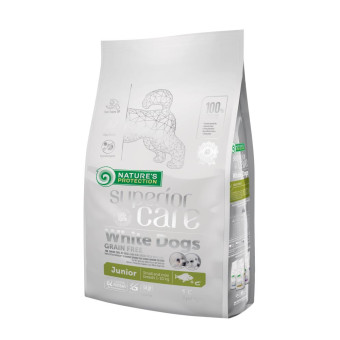 Nature's Protection Superior Care  беззерновой корм для юниоров малых пород с белой рыбой 1.5 кг