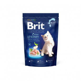 Brit Premium Cat by Nature Kitten Сухой корм с курицей, для котят 1.5 кг