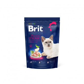 Brit Premium Cat by Nature Sterilised Сухой корм для стерилизованных кошек, с курицей 800 г