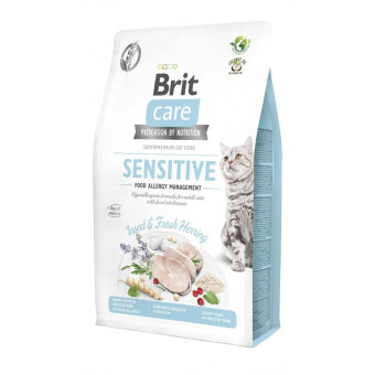 Brit Care Cat GF Insect Сухой корм для кошек с пищевой непереносимостью, с насекомыми и рыбой 2 кг