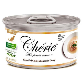 Cherie Signature Gravy Shreded Chiken Entres in Gravy с нежными кусочками мяса курицы в соусе 80 г