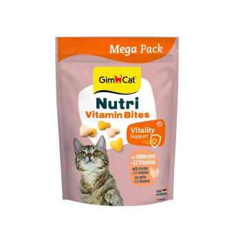 ¶Витамины Gimborn GimCat Nutri Multi-vitamin Bites Huhn для кошек мультивитамин (10 шт)